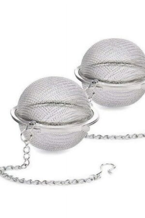 2 Pieces of Stainless Steel Tea Balls, Mesh Tea Infuser Filter