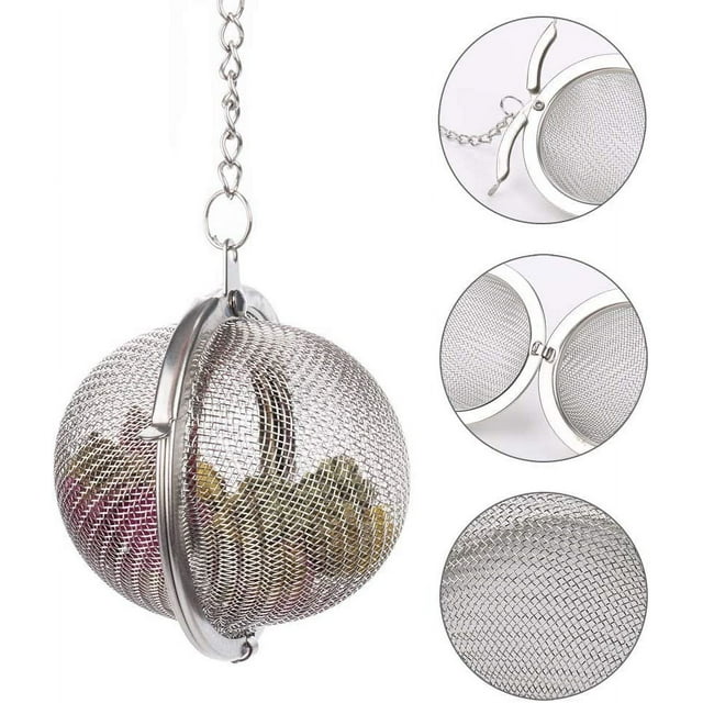 2 Pieces of Stainless Steel Tea Balls, Mesh Tea Infuser Filter - Image 5