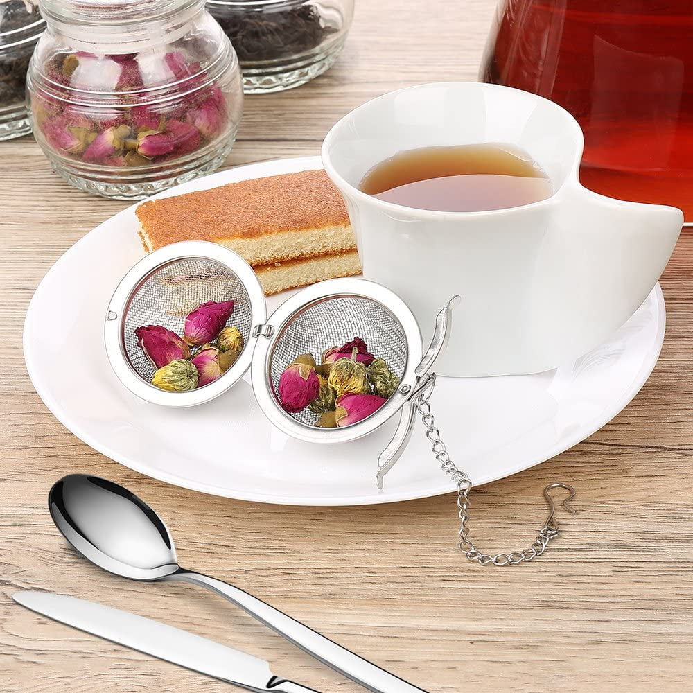 2 Pieces of Stainless Steel Tea Balls, Mesh Tea Infuser Filter - Image 7